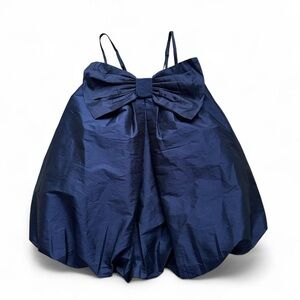 BHLDN Livia Strapless Bow Tent Mini Dress from Anthropologie